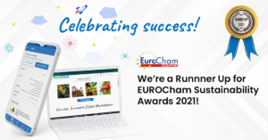 We're a Runner Up for EUROCham Sustainability Awards 2021!